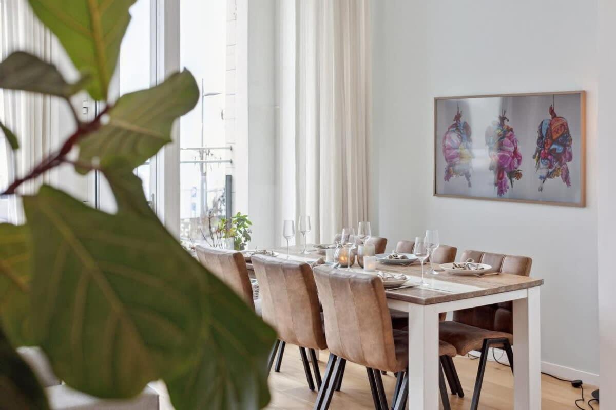 Bright Waterfront Apartment Antwerpen Kültér fotó