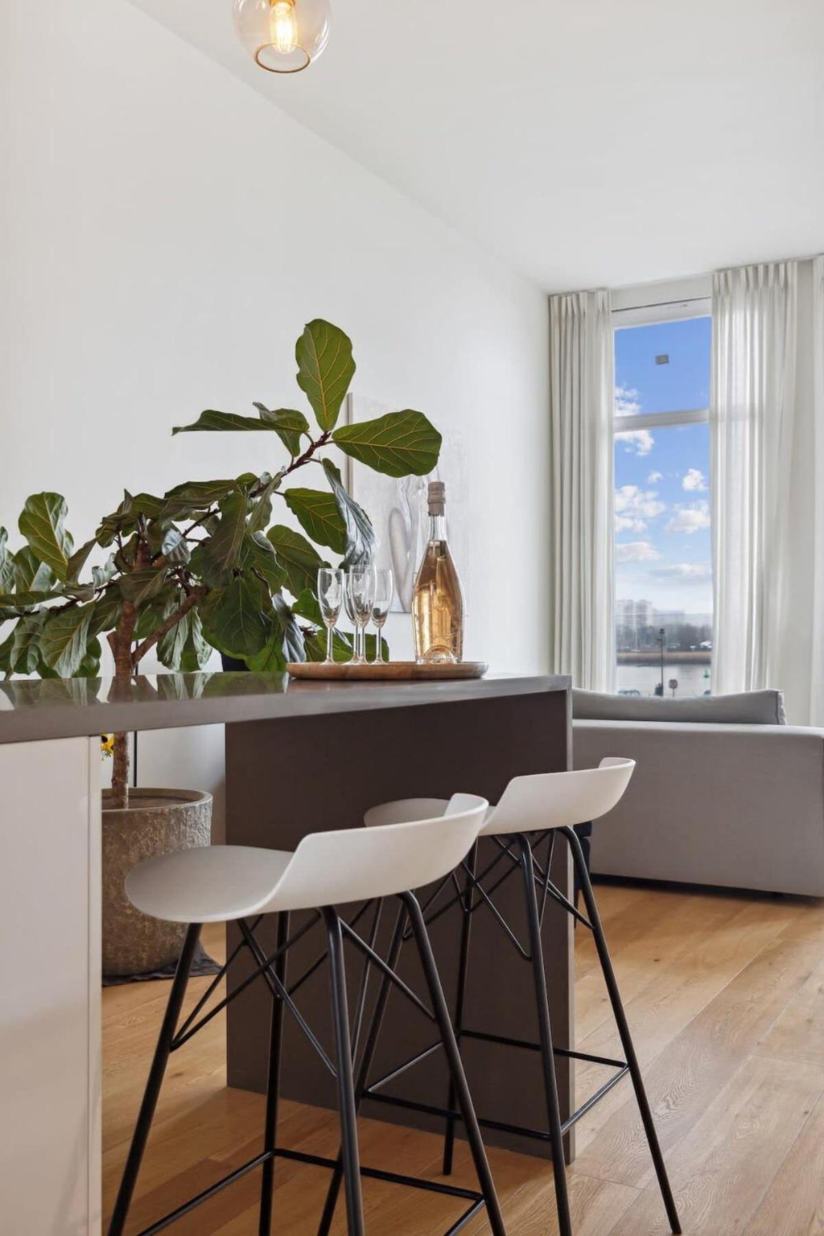 Bright Waterfront Apartment Antwerpen Kültér fotó